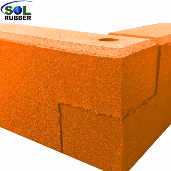 Borde de caucho para césped de jardín