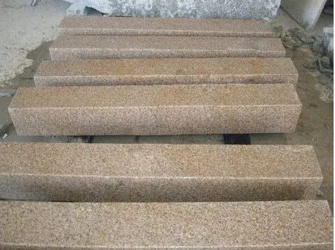 Granito Kerbstone Road borde de jardín de piedra de bordillo para parterre