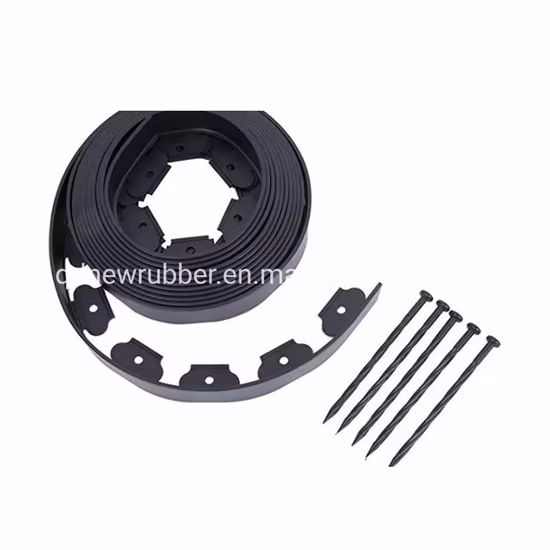 Fácil de usar Jardín Césped Césped Borde fuerte Pared Borde de plástico flexible
